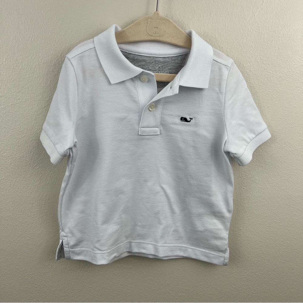 NWT Vineyard Vines White Edgartown Polo Size 2T - Picture 3 of 6